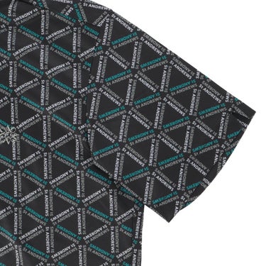 セントアンドリュース St ANDREWS　メンズ トライアングルロゴプリント 半袖 ポロシャツ 042-6160557　2026年モデル 詳細6