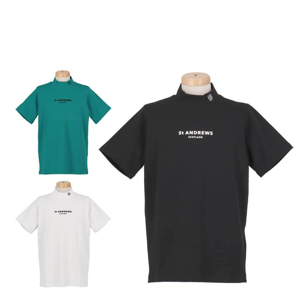 セントアンドリュース St ANDREWS　メンズ ポップコーンジャージ 半袖 ハイネックシャツ 042-6167551　2026年モデル
