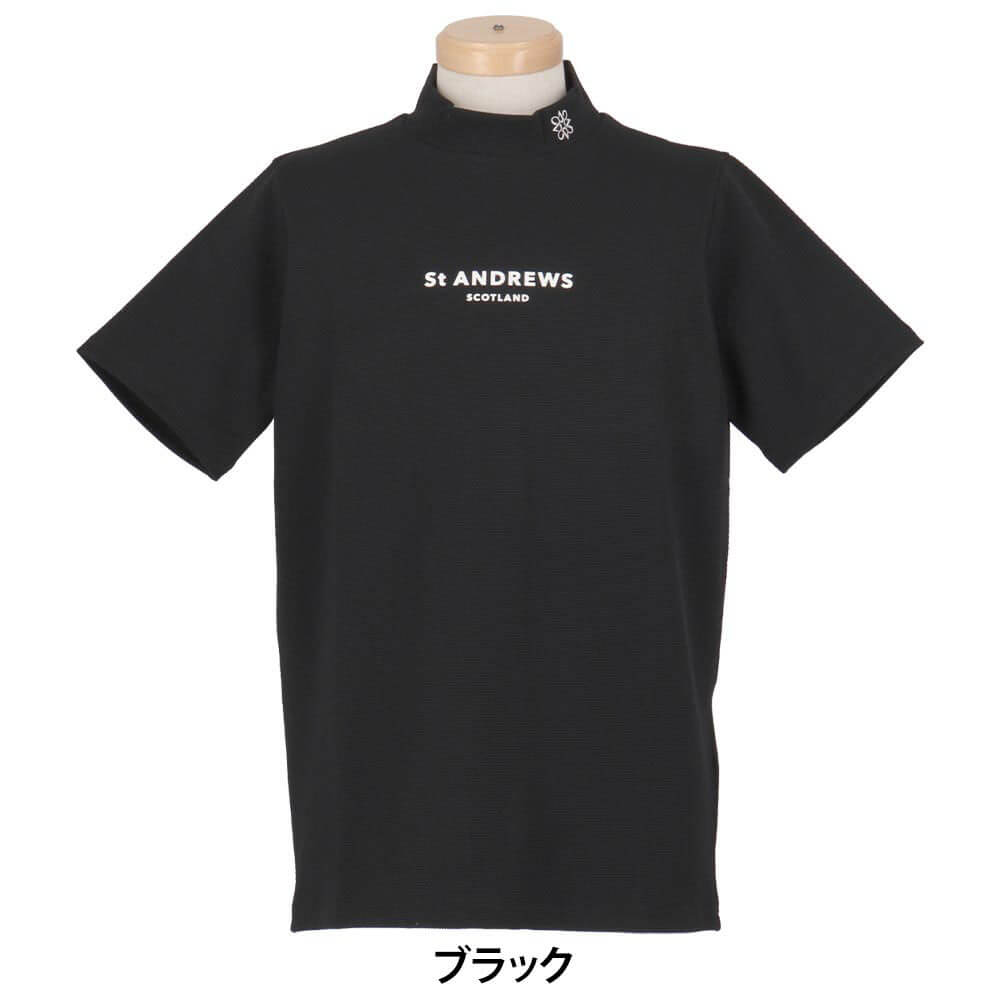 セントアンドリュース St ANDREWS　メンズ ポップコーンジャージ 半袖 ハイネックシャツ 042-6167551　2026年モデル 詳細2