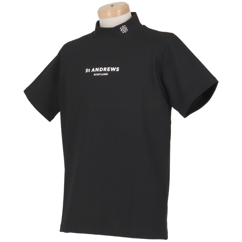 セントアンドリュース St ANDREWS　メンズ ポップコーンジャージ 半袖 ハイネックシャツ 042-6167551　2026年モデル 詳細4