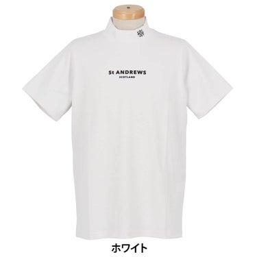 セントアンドリュース St ANDREWS　メンズ ポップコーンジャージ 半袖 ハイネックシャツ 042-6167551　2026年モデル 詳細5
