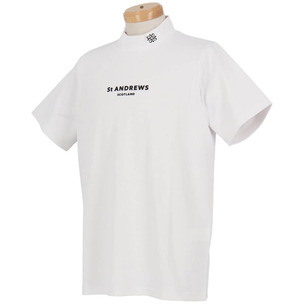 セントアンドリュース St ANDREWS　メンズ ポップコーンジャージ 半袖 ハイネックシャツ 042-6167551　2026年モデル 詳細7