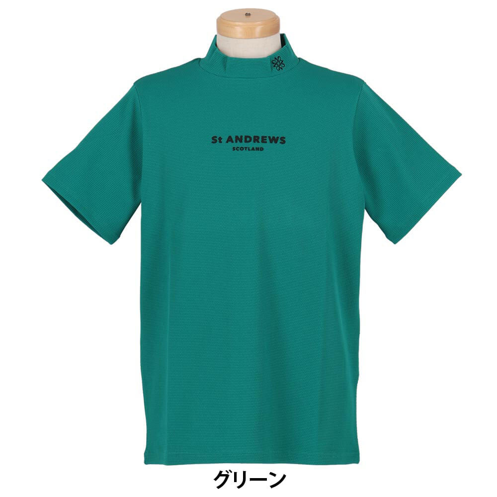 セントアンドリュース St ANDREWS メンズ ポップコーンジャージ 半袖