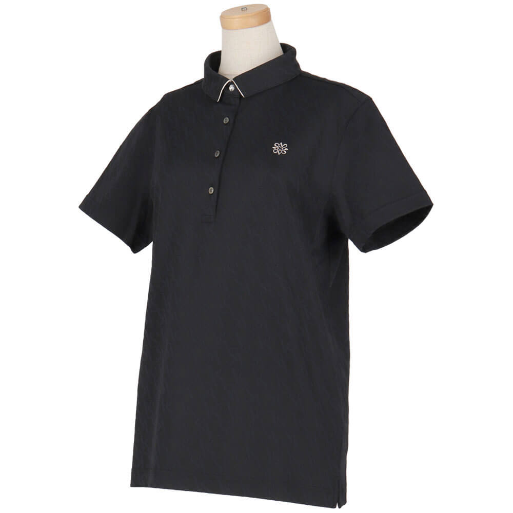 セントアンドリュース St ANDREWS　レディース ロゴジャガード 半袖 ポロシャツ 043-6160252　2026年モデル 詳細4