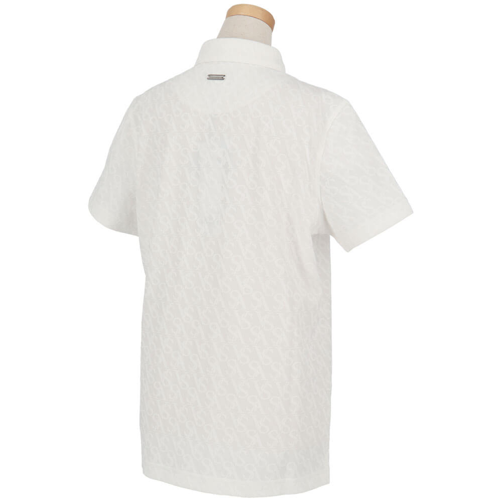 セントアンドリュース St ANDREWS　レディース ロゴジャガード 半袖 ポロシャツ 043-6160252　2026年モデル 詳細6