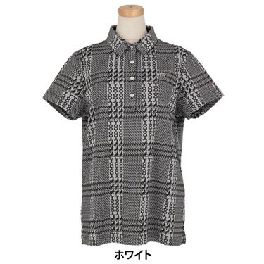 セントアンドリュース St ANDREWS　レディース チェックジャガード 半袖 ポロシャツ 043-6160254　2026年モデル 詳細2