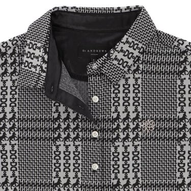 セントアンドリュース St ANDREWS　レディース チェックジャガード 半袖 ポロシャツ 043-6160254　2026年モデル 詳細5