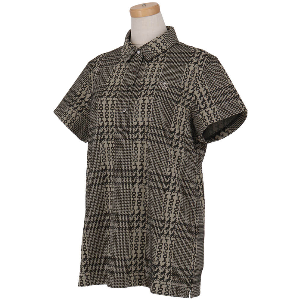 セントアンドリュース St ANDREWS　レディース チェックジャガード 半袖 ポロシャツ 043-6160254　2026年モデル 詳細11