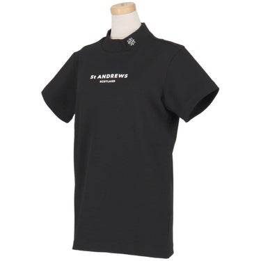 セントアンドリュース St ANDREWS　レディース ポップコーンジャージ 半袖 ハイネックシャツ 043-6167552　2026年モデル 詳細4