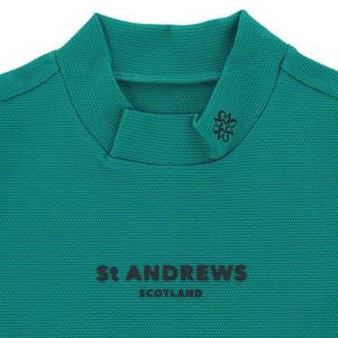 セントアンドリュース St ANDREWS　レディース ポップコーンジャージ 半袖 ハイネックシャツ 043-6167552　2026年モデル 詳細11
