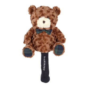 セントアンドリュース St ANDREWS　テディベア ドライバー用 ヘッドカバー 042-6984311 050 ブラウン　2026年モデル ブラウン