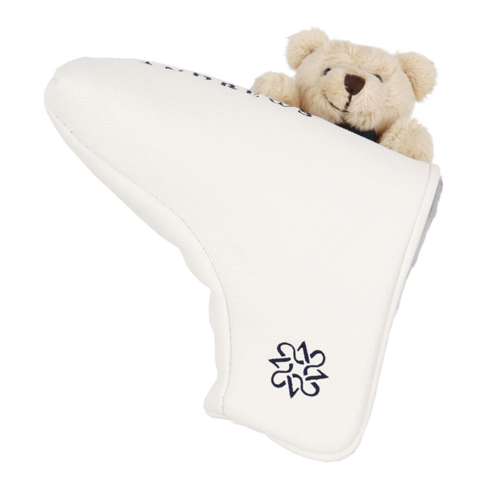 セントアンドリュース St ANDREWS　テディベア PIN型用 パターカバー 042-6984313 030 ホワイト　2026年モデル ホワイト