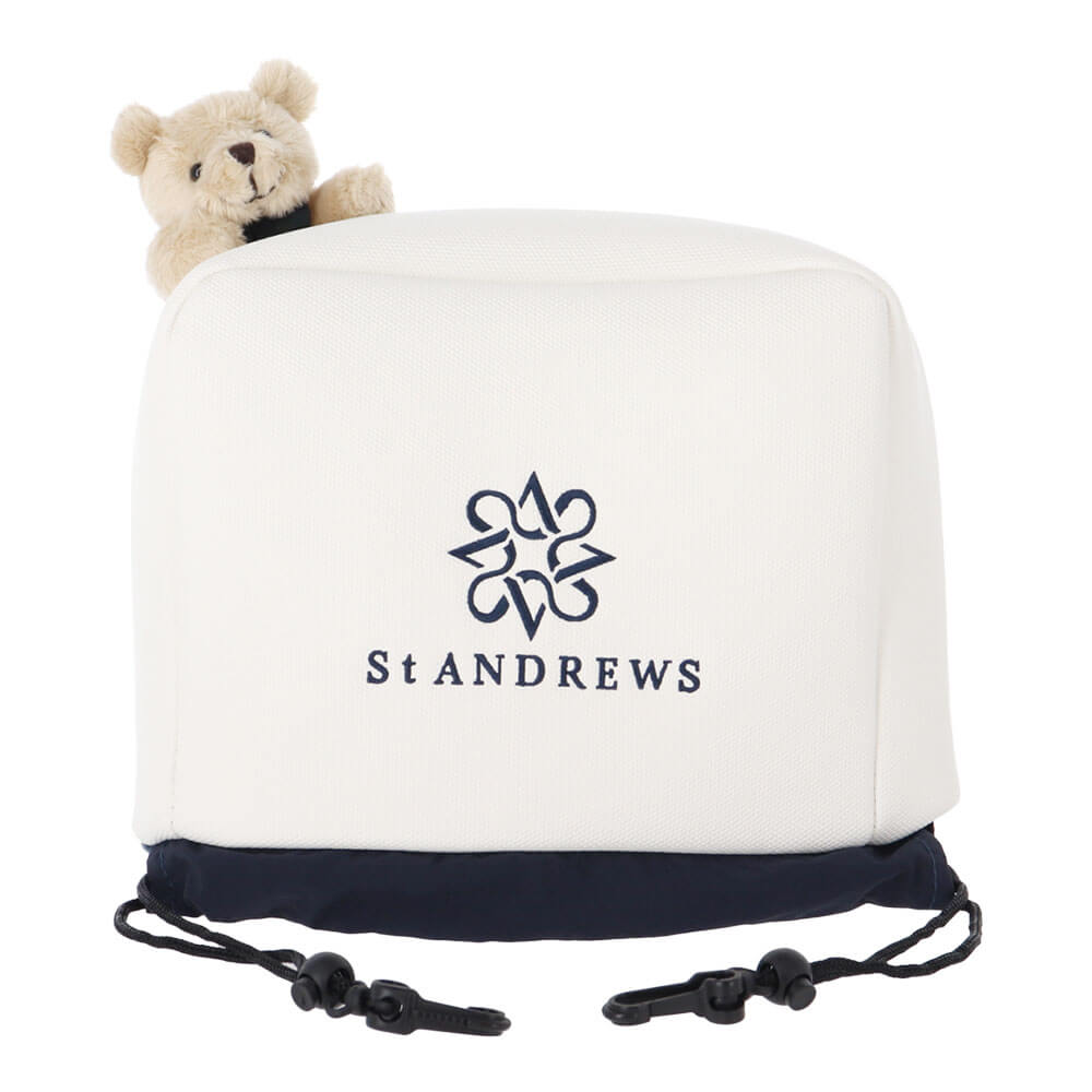 セントアンドリュース St ANDREWS　テディベア アイアンカバー 042-6984315 030 ホワイト　2026年モデル ホワイト