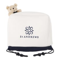 セントアンドリュース St ANDREWS　テディベア アイアンカバー 042-6984315 030 ホワイト　2026年モデル