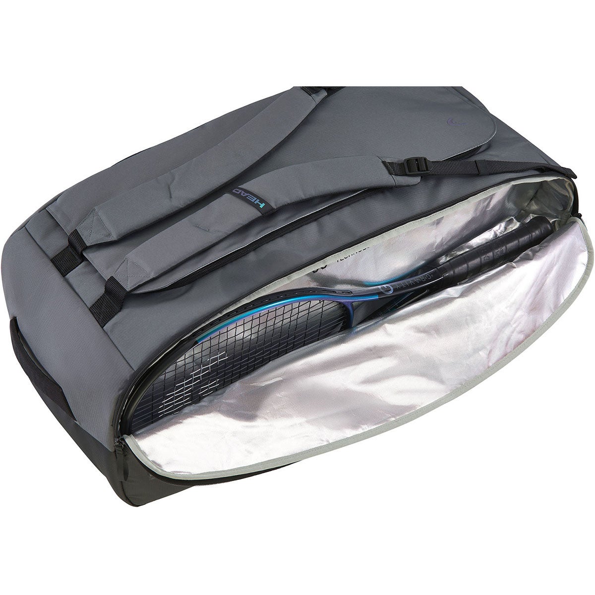 ヘッド HEAD　 PRO X DUFFLE BAG L ラケットバッグ ブラック/ダークグレー　 2025年モデル 詳細9