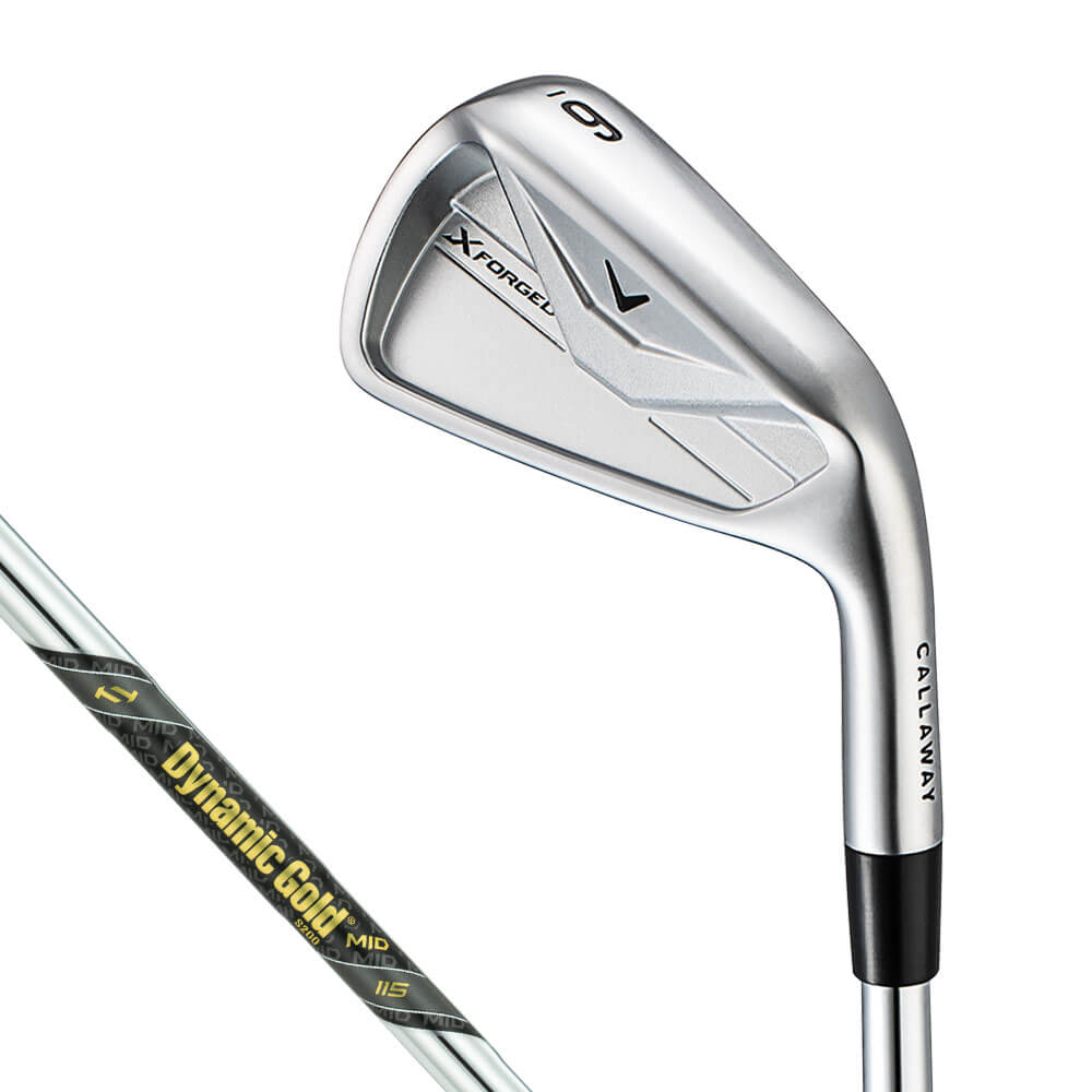 キャロウェイ X FORGED エックス フォージド アイアン 5本セット（＃6～9、PW） ダイナミックゴールド MID 115 スチールシャフト 2026年モデル