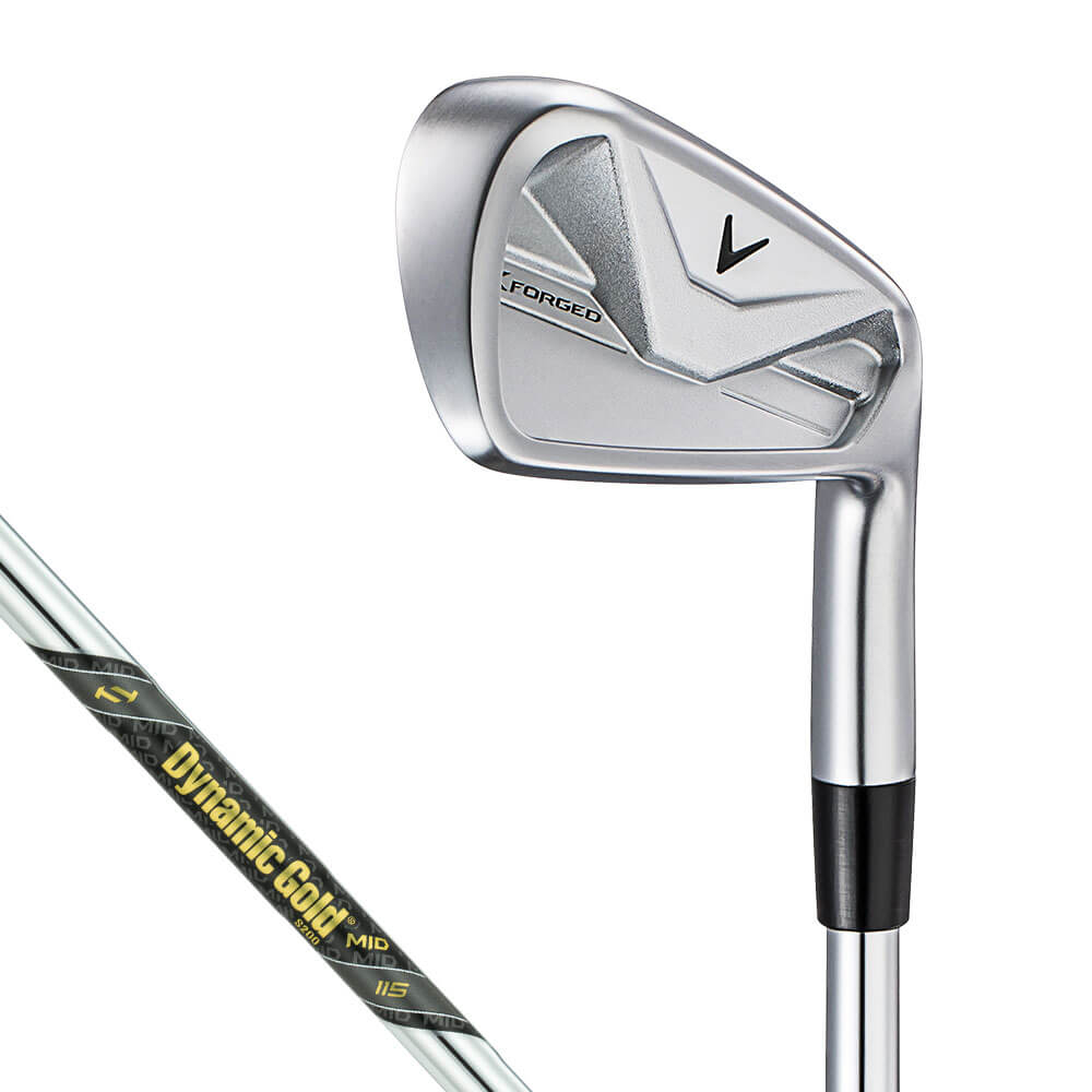 キャロウェイ　X FORGED エックス フォージド アイアン　単品（＃5）　ダイナミックゴールド MID 115 スチールシャフト　2026年モデル