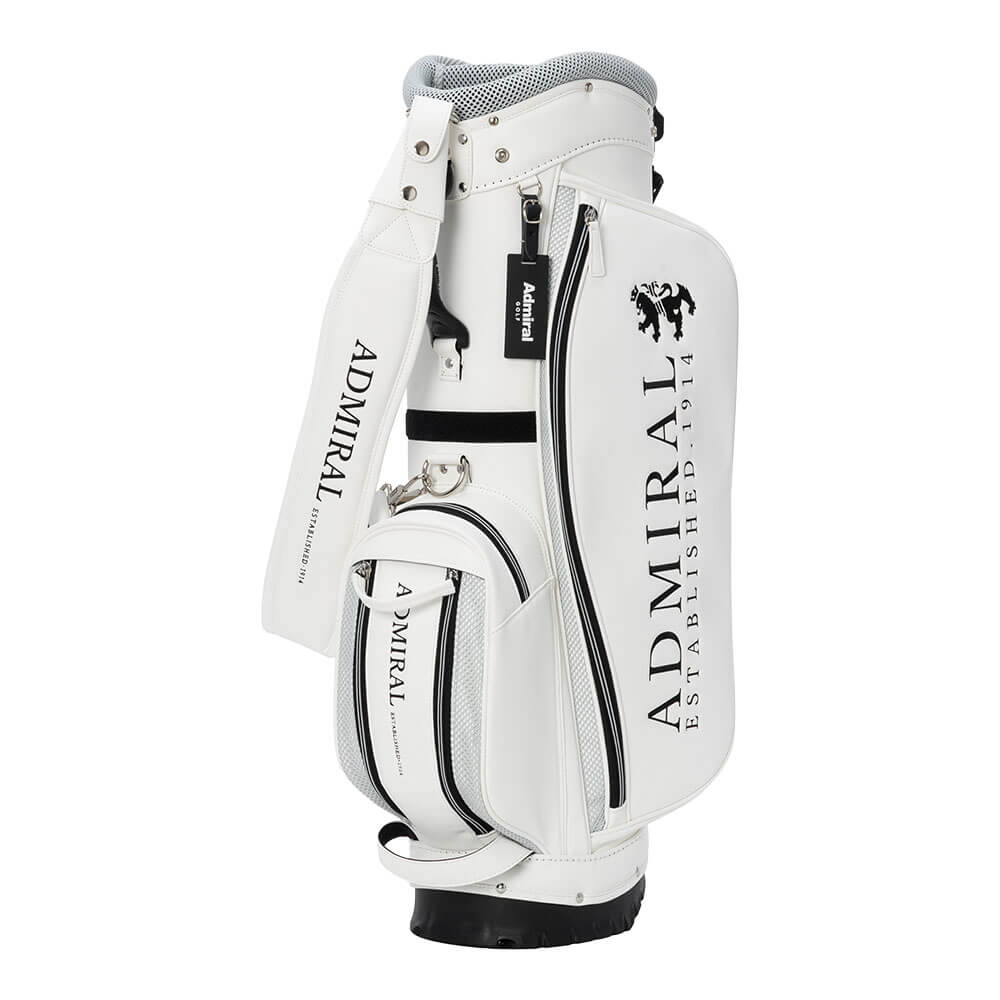 アドミラル Admiral　UKクラシック スタンド キャディバッグ ADMG6AC4 00 ホワイト　2026年モデル