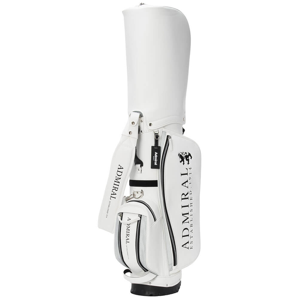 アドミラル Admiral　UKクラシック スタンド キャディバッグ ADMG6AC4 00 ホワイト　2026年モデル 詳細2