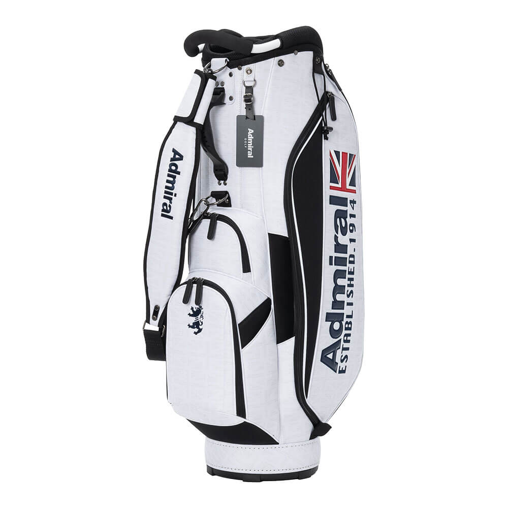アドミラル Admiral　モノグラム カート キャディバッグ ADMG6AC7 00 ホワイト　2026年モデル