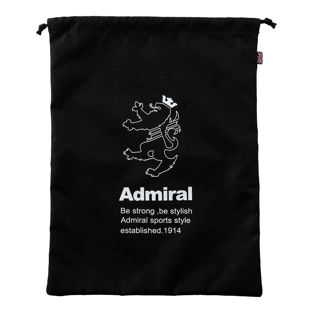 アドミラル Admiral　巾着型 シューズケース ADMZ6AE2 10 ブラック　2026年モデル ブラック