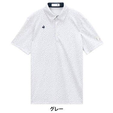 ルコック Le coq sportif　メンズ ミナモ柄 半袖 ポロシャツ LG6SHS08M　2026年モデル 詳細5