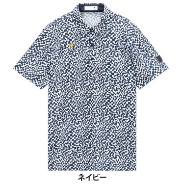 ルコック Le coq sportif　メンズ ミナモ柄 半袖 ポロシャツ LG6SHS08M　2026年モデル 詳細7