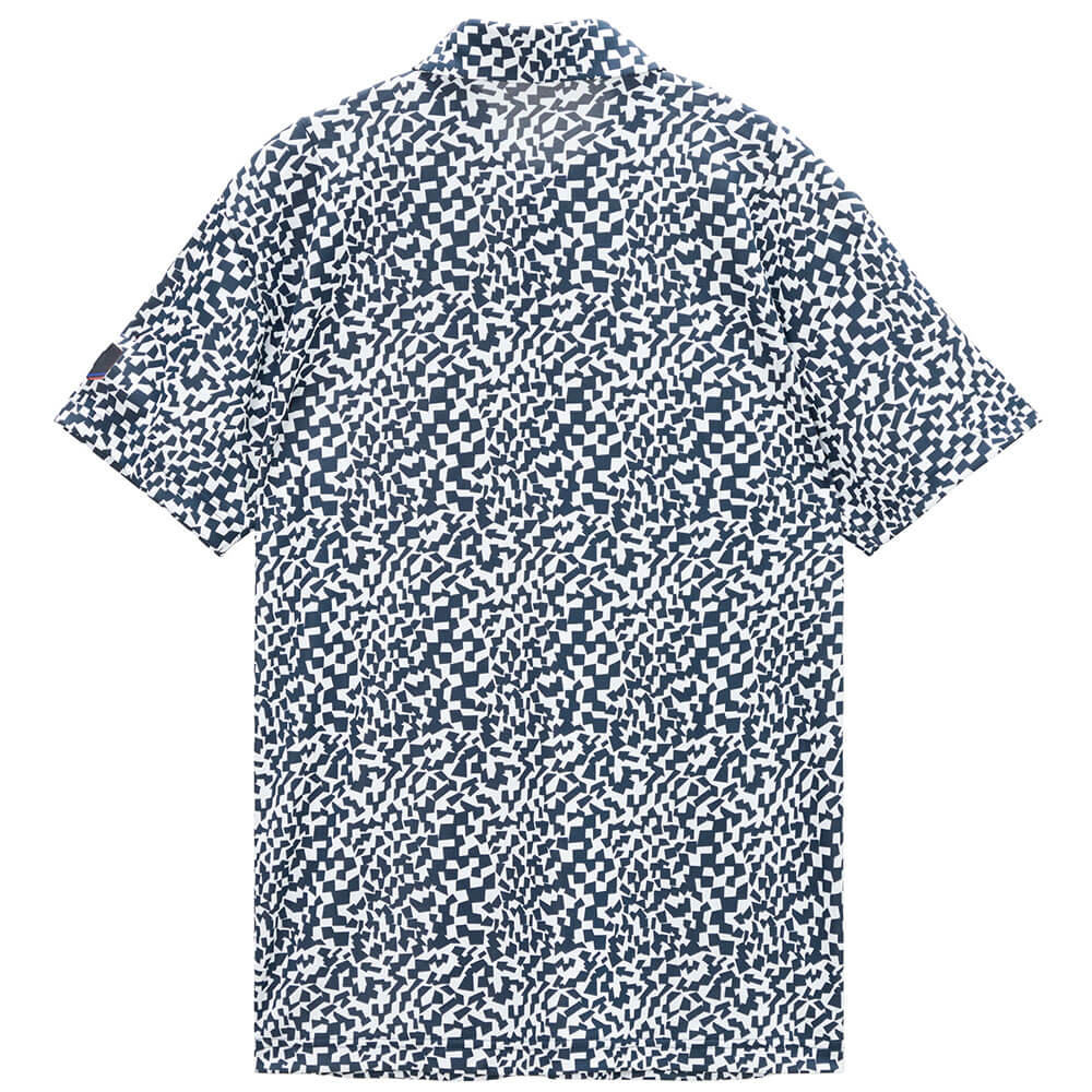 ルコック Le coq sportif　メンズ ミナモ柄 半袖 ポロシャツ LG6SHS08M　2026年モデル 詳細8