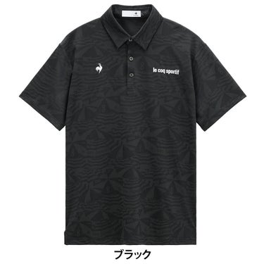 ルコック Le coq sportif　メンズ マリンパラソル ジャカード 半袖 ポロシャツ LG6SHS09M　2026年モデル 詳細2