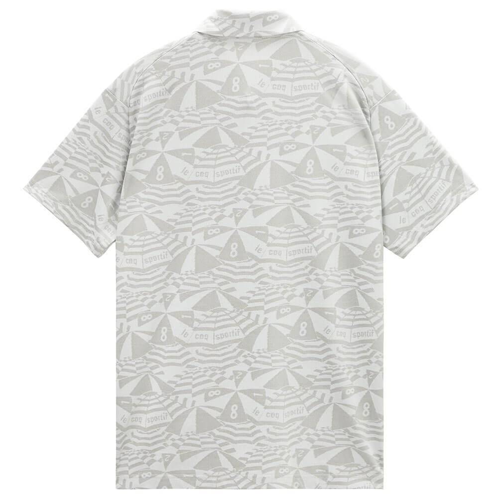 ルコック Le coq sportif　メンズ マリンパラソル ジャカード 半袖 ポロシャツ LG6SHS09M　2026年モデル 詳細5