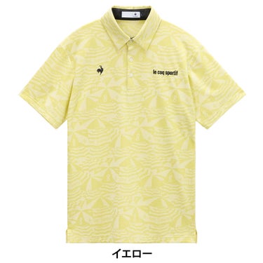 ルコック Le coq sportif　メンズ マリンパラソル ジャカード 半袖 ポロシャツ LG6SHS09M　2026年モデル 詳細6