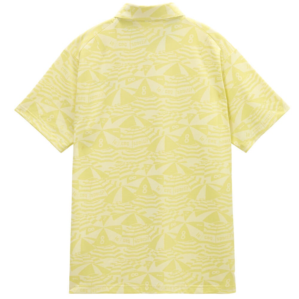 ルコック Le coq sportif　メンズ マリンパラソル ジャカード 半袖 ポロシャツ LG6SHS09M　2026年モデル 詳細7