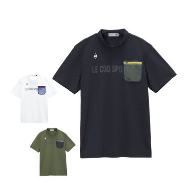 ルコック Le coq sportif　メンズ ポケット付き 半袖 モックネックシャツ LG6SHS52M　2026年モデル
