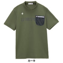 ルコック Le coq sportif　メンズ ポケット付き 半袖 モックネックシャツ LG6SHS52M　2026年モデル