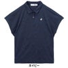 ルコック Le coq sportif　レディース マリンパラソル ドルマンスリーブ ジャガード ポロシャツ LG6SHS04L　2026年モデル 詳細4