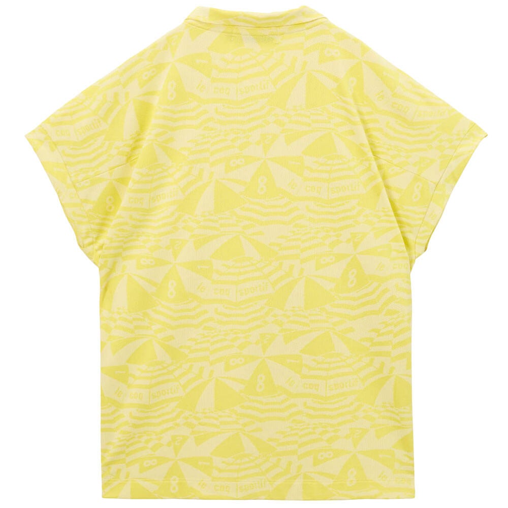 ルコック Le coq sportif　レディース マリンパラソル ドルマンスリーブ ジャガード ポロシャツ LG6SHS04L　2026年モデル 詳細9