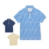 ルコック Le coq sportif　レディース ミナモ柄 半袖 ハーフジップシャツ LG6SHS81L　2026年モデル