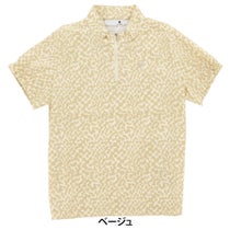 ルコック Le coq sportif　レディース ミナモ柄 半袖 ハーフジップシャツ LG6SHS81L　2026年モデル