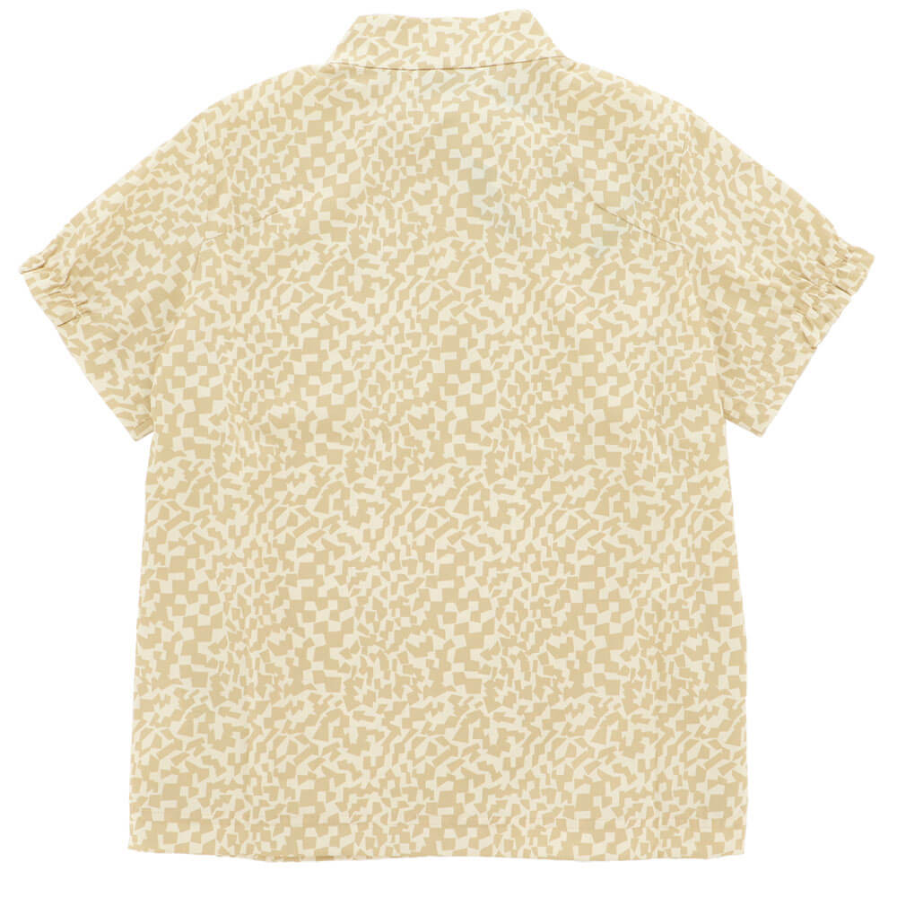 ルコック Le coq sportif　レディース ミナモ柄 半袖 ハーフジップシャツ LG6SHS81L　2026年モデル 詳細3