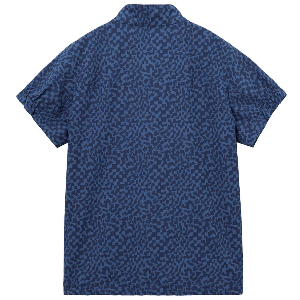 ルコック Le coq sportif　レディース ミナモ柄 半袖 ハーフジップシャツ LG6SHS81L　2026年モデル 詳細8