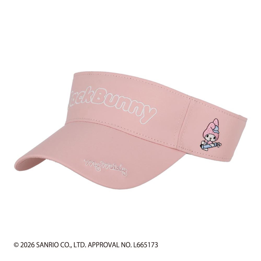 ジャックバニー Jack Bunny!!　マイメロディ クロミ コラボ バイザー 262-6187434 090 マイメロディ　2026年モデル