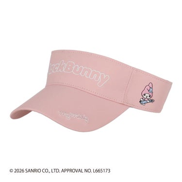 ジャックバニー Jack Bunny!!　マイメロディ クロミ コラボ バイザー 262-6187434 090 マイメロディ　2026年モデル