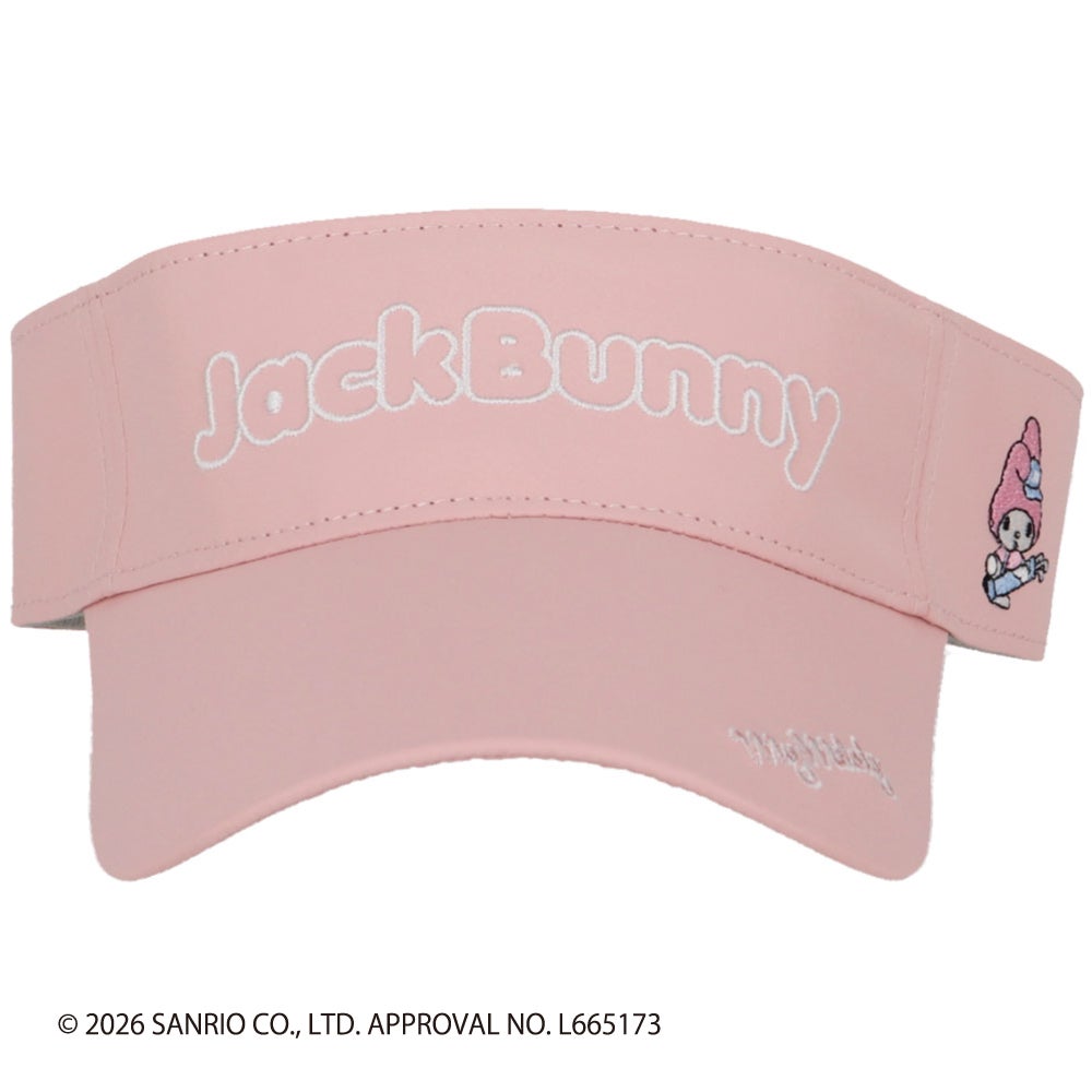 ジャックバニー Jack Bunny!!　マイメロディ クロミ コラボ バイザー 262-6187434 090 マイメロディ　2026年モデル  詳細3