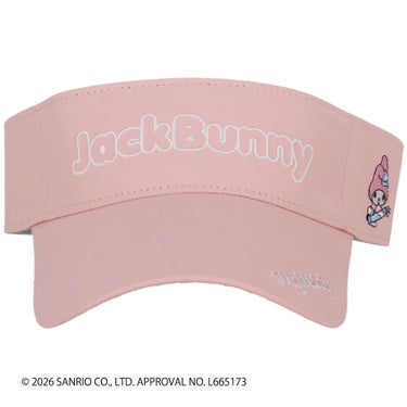 ジャックバニー Jack Bunny!!　マイメロディ クロミ コラボ バイザー 262-6187434 090 マイメロディ　2026年モデル  詳細3