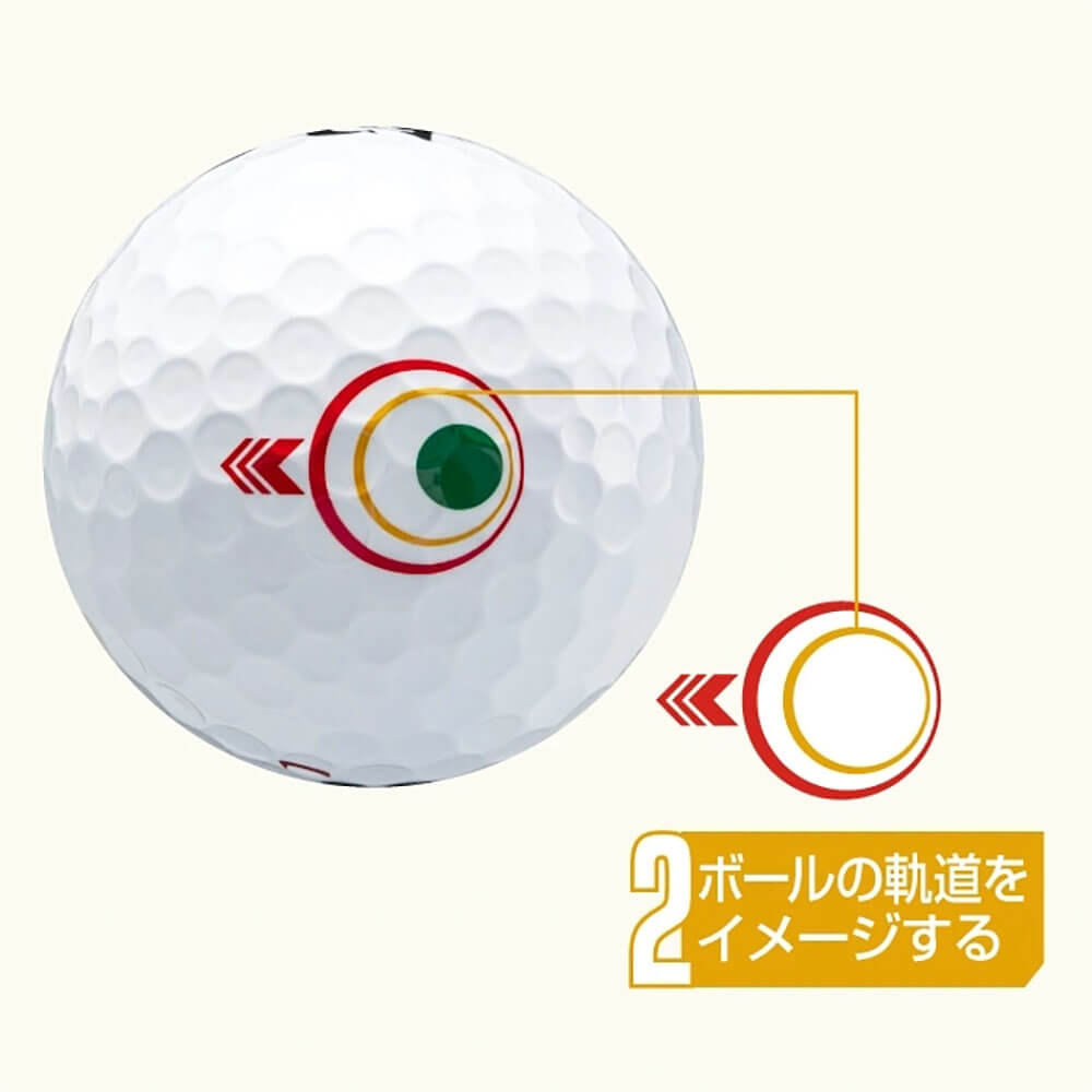 ブリヂストン TOUR B X ツアーB エックス 2026年モデル ゴルフボール 1ダース（12球入り）　マインドセット 詳細8