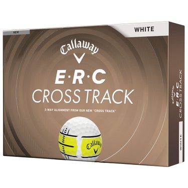キャロウェイ　E・R・C CROSS TRACK ERCクロストラック 2026年モデル ゴルフボール　1ダース（12球入り） ホワイト 詳細7