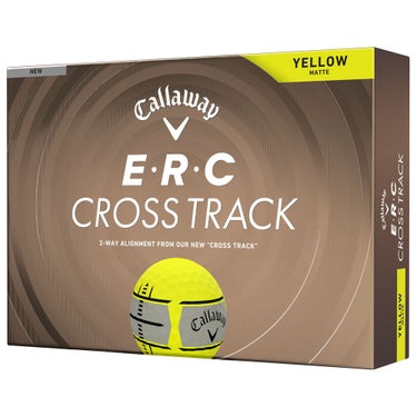 キャロウェイ　E・R・C CROSS TRACK ERCクロストラック 2026年モデル ゴルフボール　1ダース（12球入り） イエローマット 詳細7