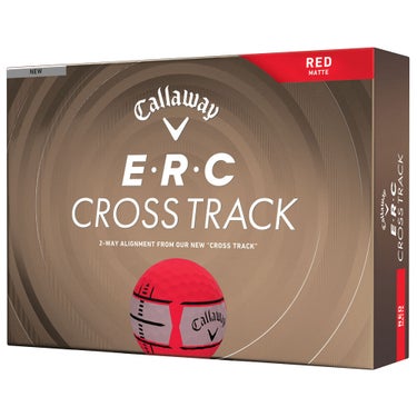 キャロウェイ　E・R・C CROSS TRACK ERCクロストラック 2026年モデル ゴルフボール　1ダース（12球入り） レッドマット 詳細7