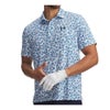 アンダーアーマー UNDER ARMOUR　メンズ UAプレーオフ3.0 プリント 半袖 ポロシャツ 1378677 123 White/Varsity Blue　2026年モデル White/Varsity-Blue