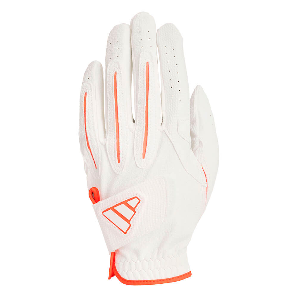 アディダス adidas パームラップ マルチフィット メンズ ゴルフグローブ VT478 JZ3478 ホワイト/ルシッドオレンジ
